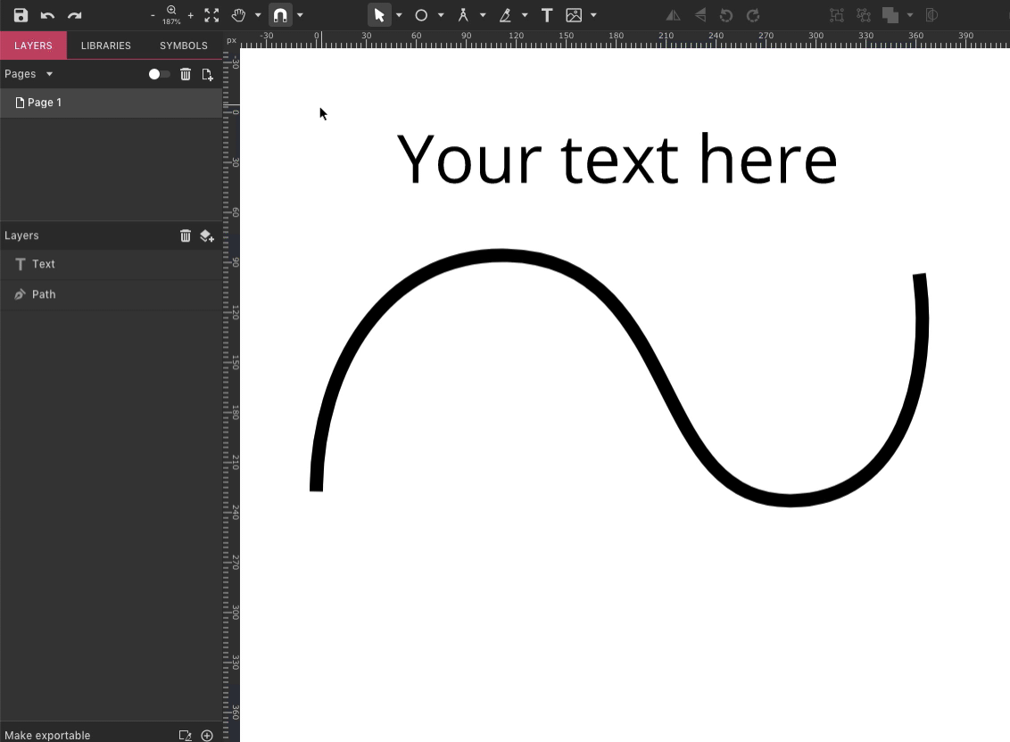 how-to-curve-text-on-gravit-designer-design-talk