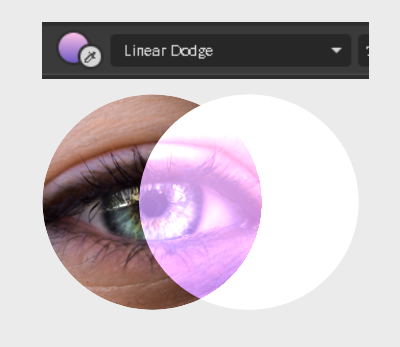 Liner dodge blend mode example