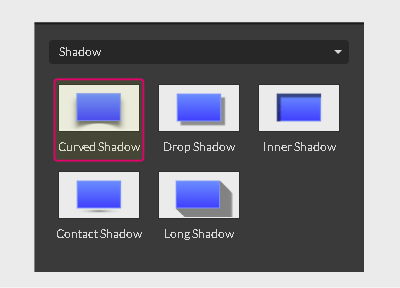 Curved shadow thumbnail